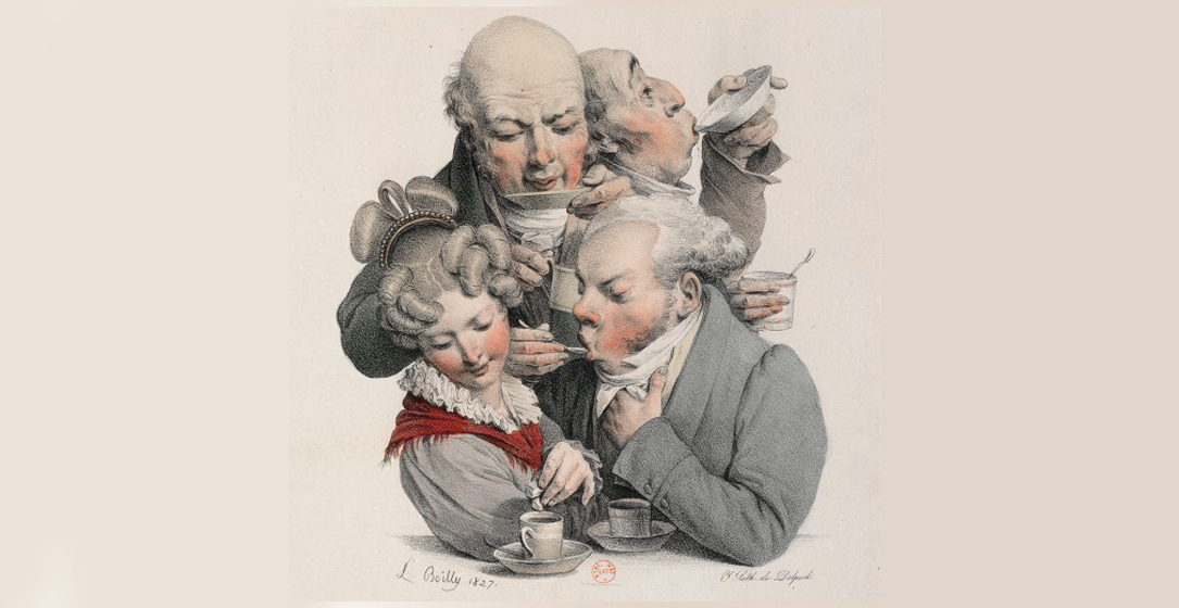 Louis-Léopold Boilly, Les Amateurs de café, 1827